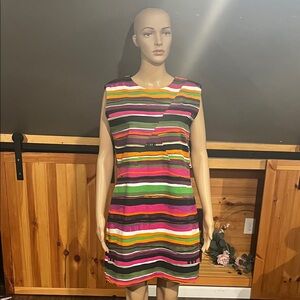 Kate Spade Colorful Striped Mini Dress